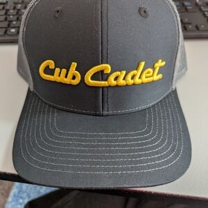 Cub Cadet Black and Yellow Trucker Hat